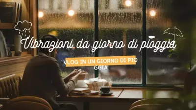 vlog marrone accogliente per un giorno di pioggia