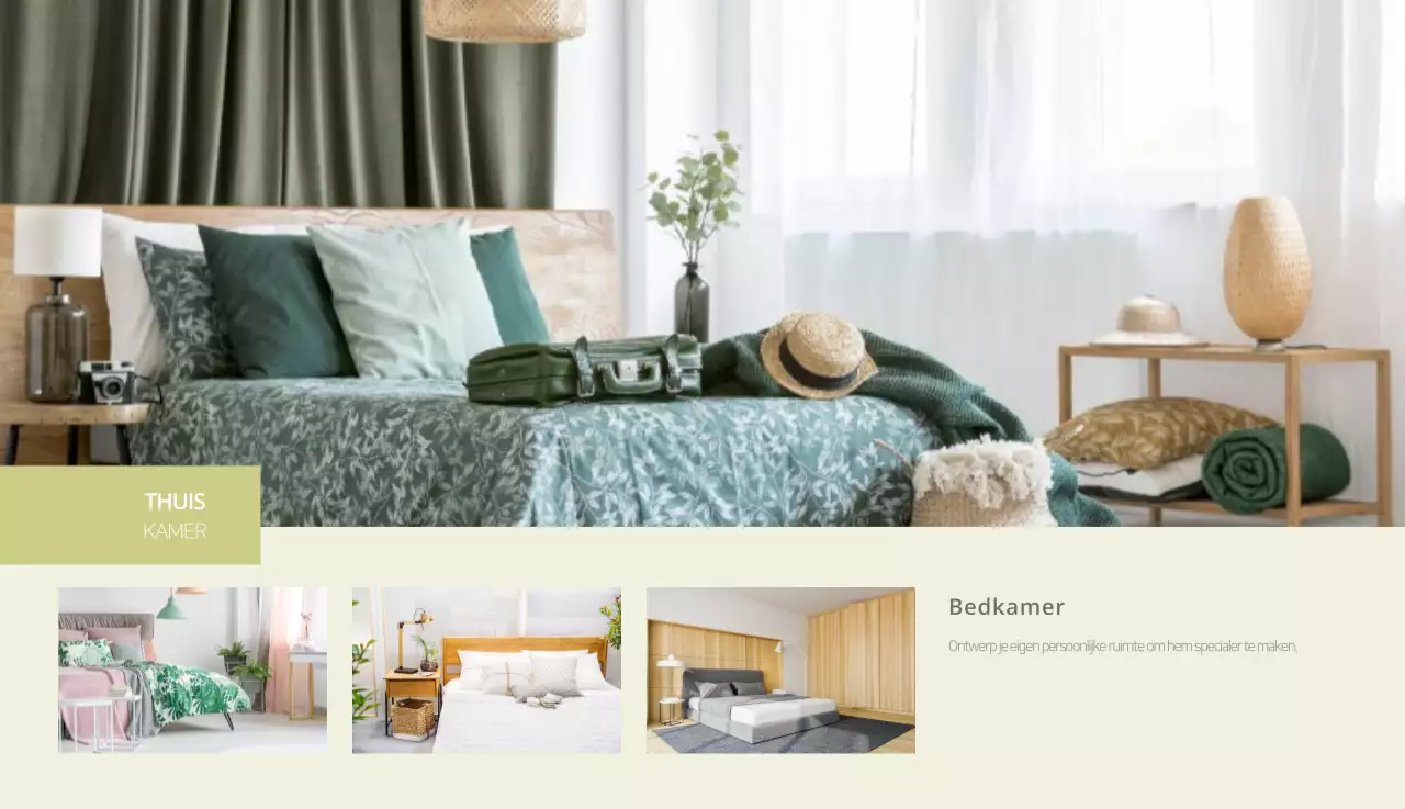 Beige minimalistische interieurkalender