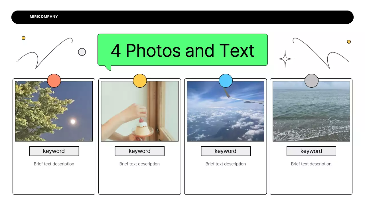 Apresentação de negócios moderna e colorida