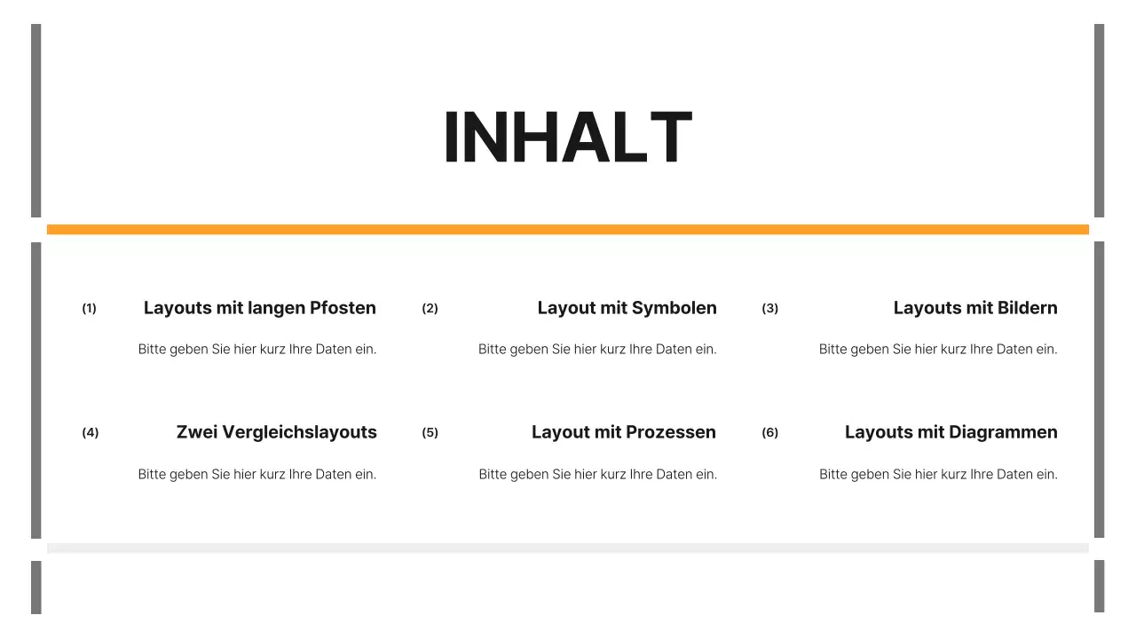 Ein einfacher Geschäftsbericht in Gelb und Grau