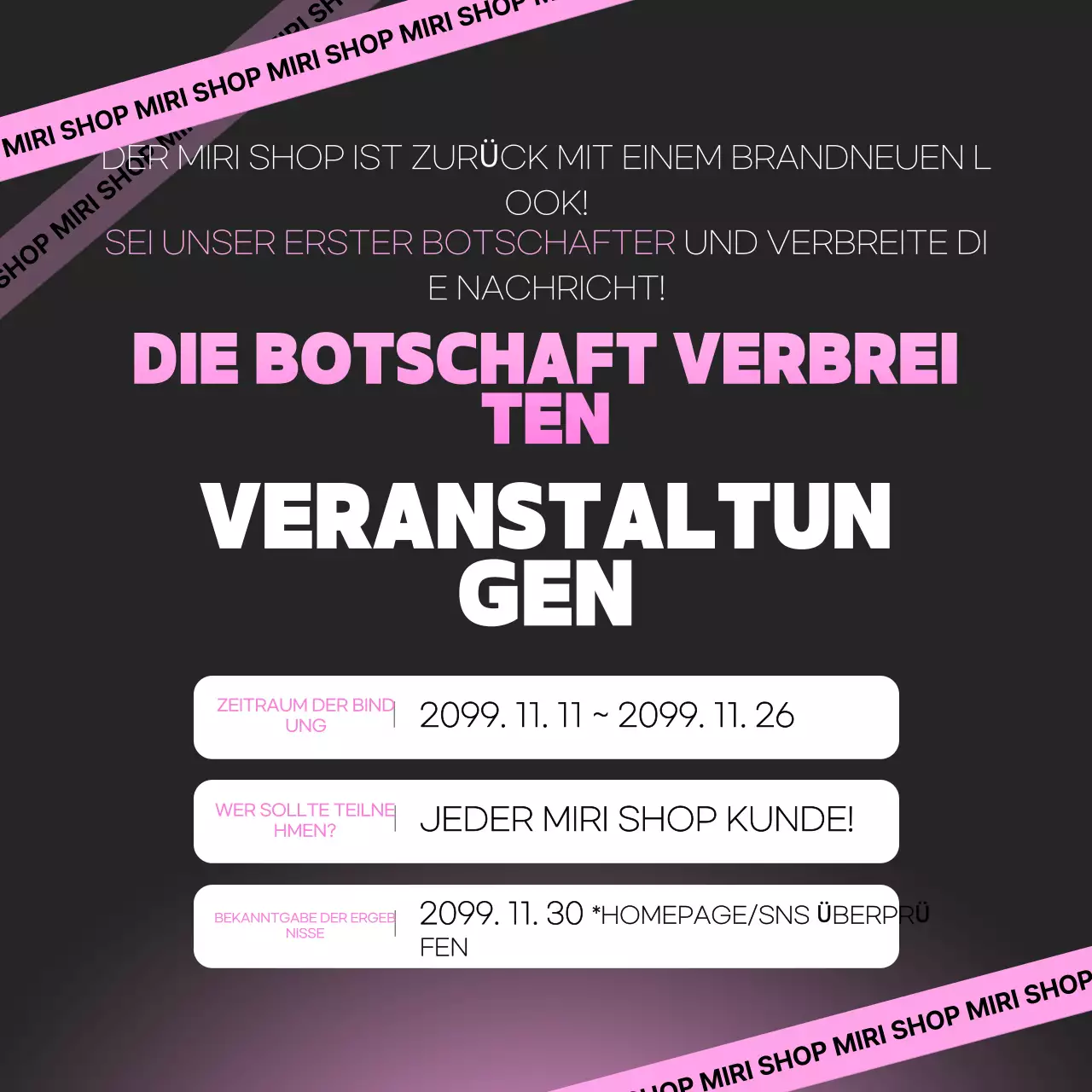 Werben Sie für Ihre Black-Pop-Veranstaltung