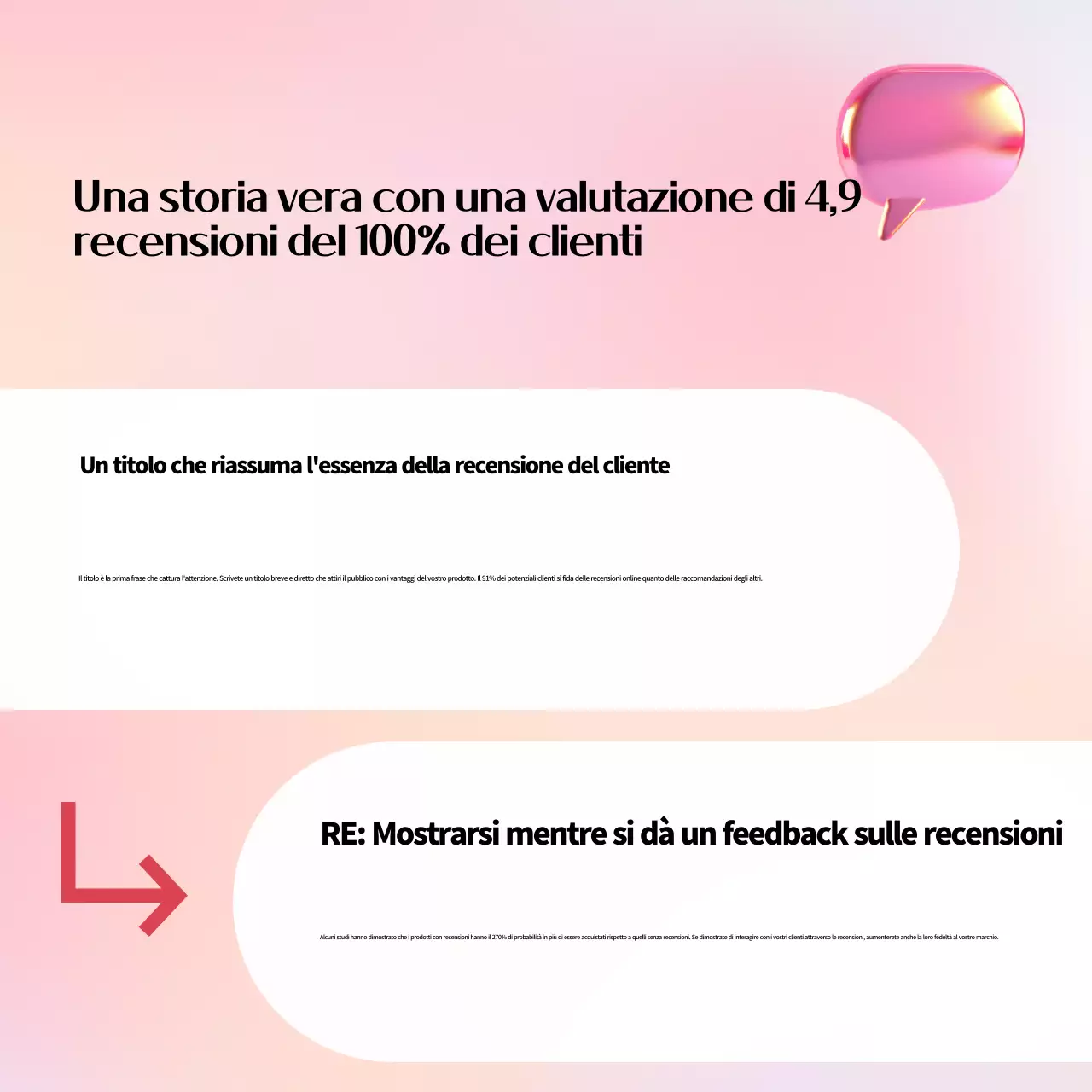 Annuncio di recensione di Mauve Modern