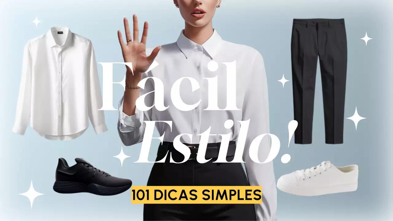 Guia de Moda Simples Branco
