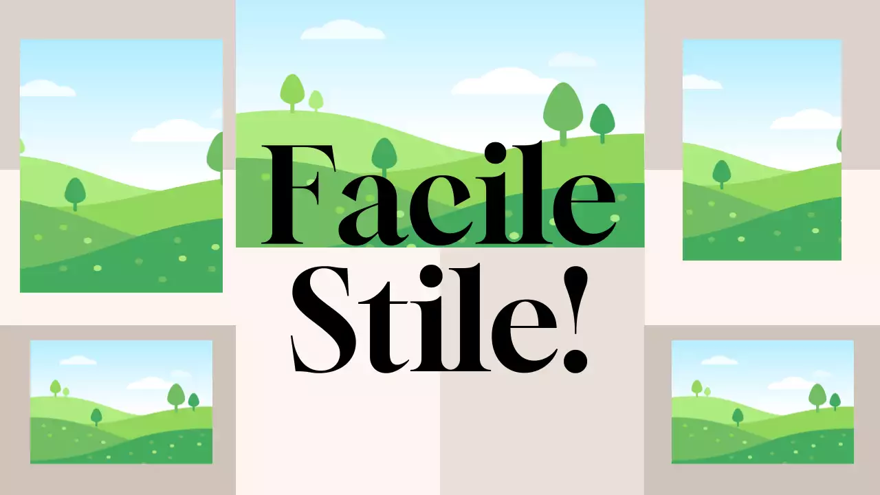 Pubblicità moderna di moda beige