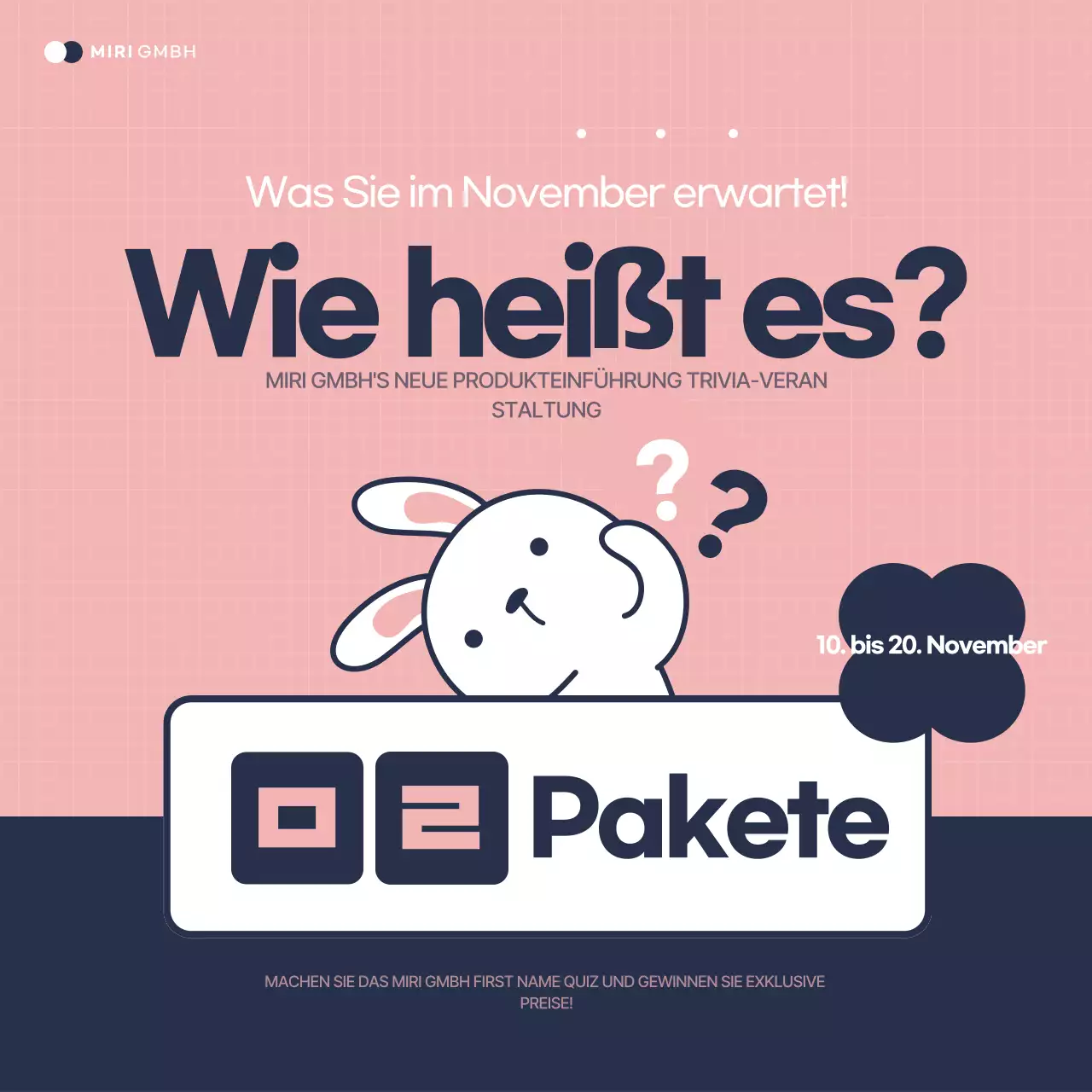 Rosa gemütlicher Veranstaltungsführer