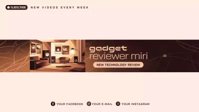 Beige Modern Technology Promotion YouTube Thumbnail