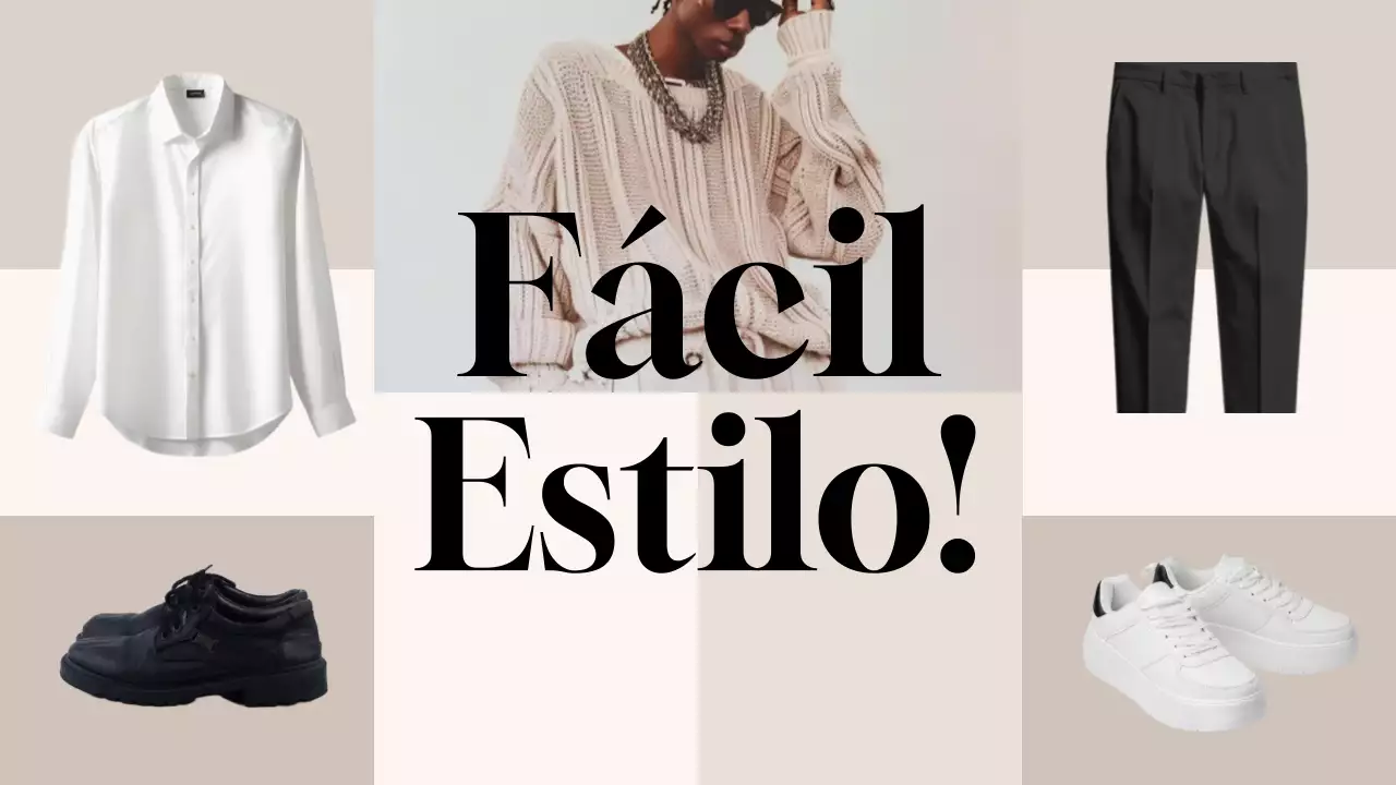 Anúncio de moda moderno bege