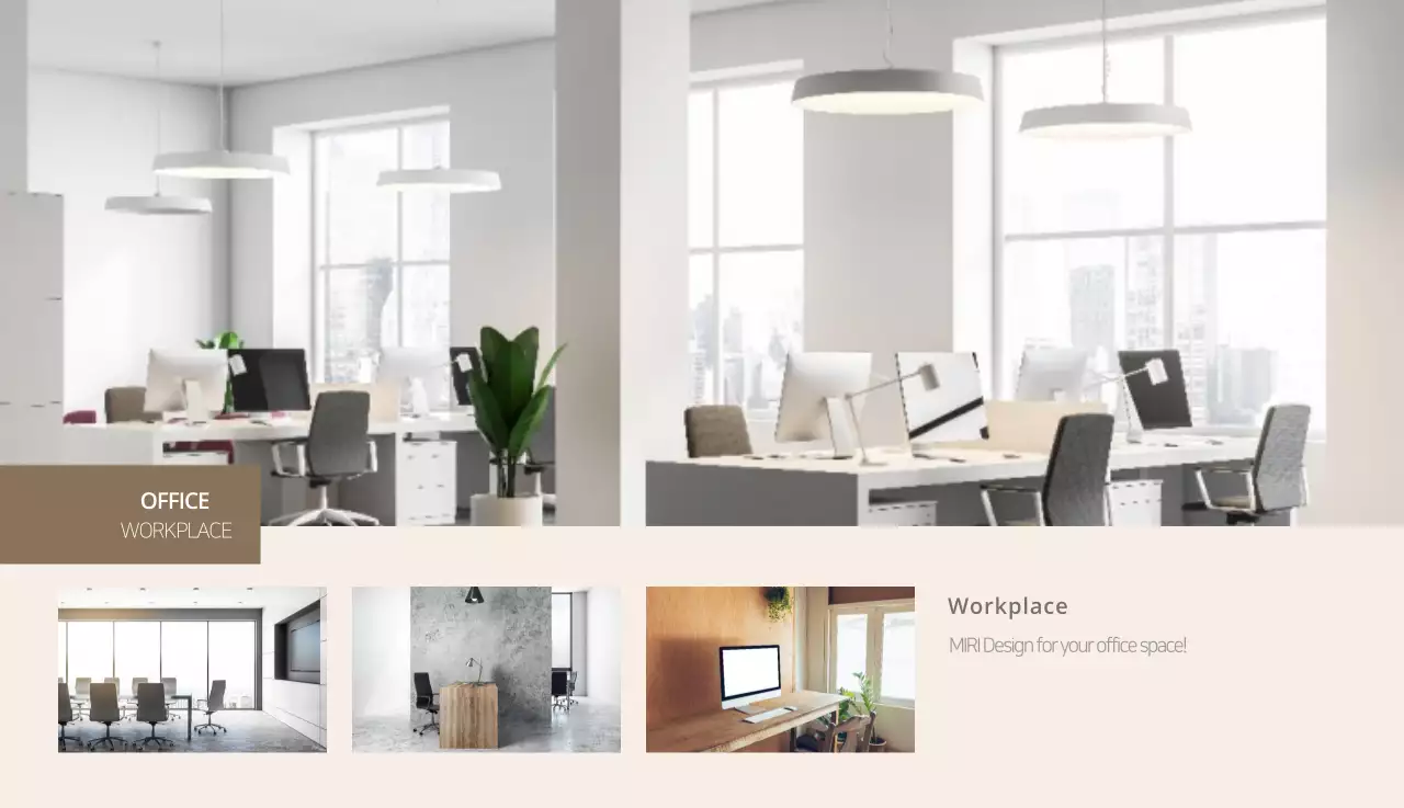 Kalender interior minimalis berwarna krem