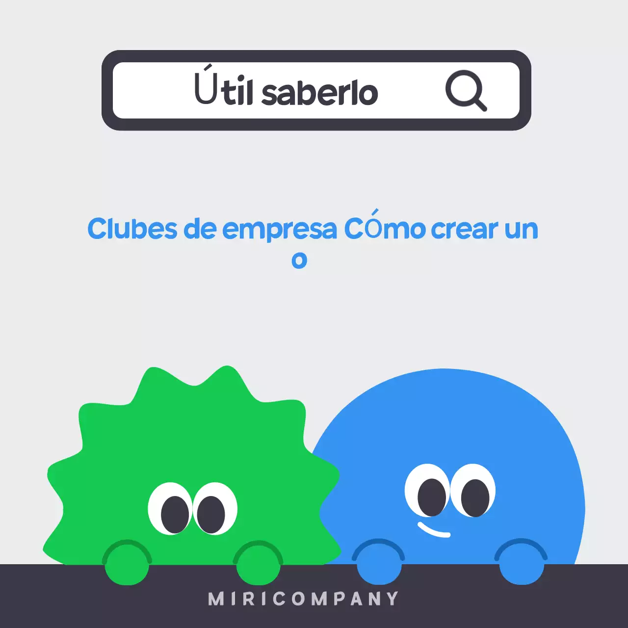 Azul claro sencillo cómo crear un club de empresa comunicar información