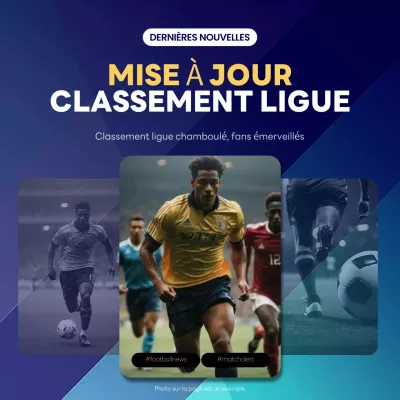 annonce des sports modernes bleus