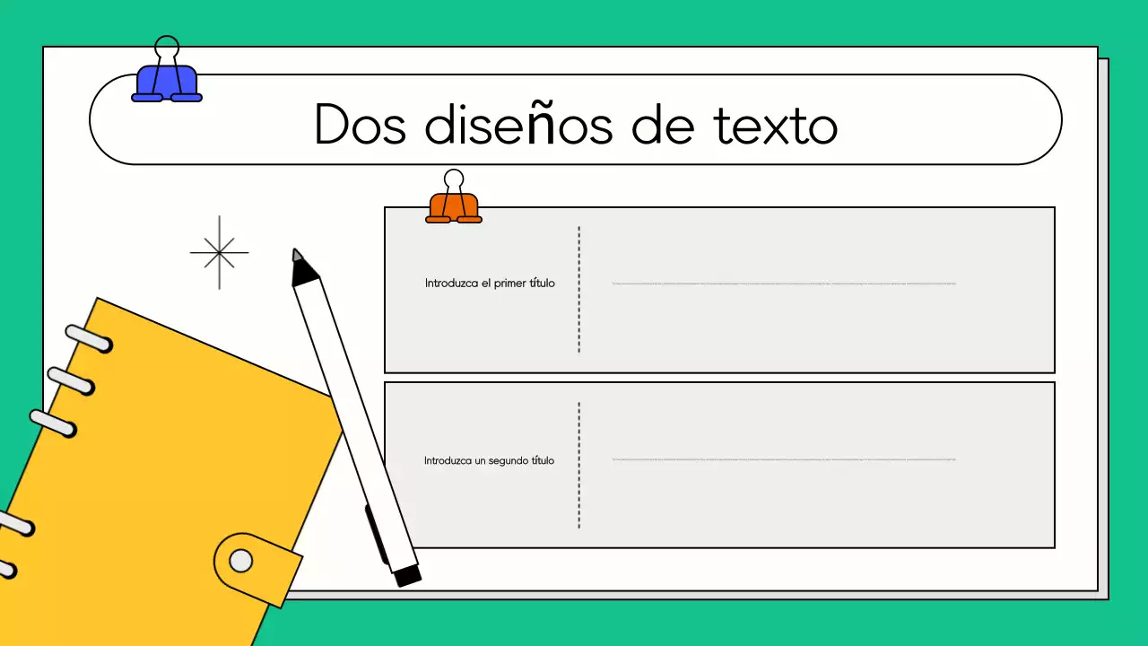 Un informe empresarial verde y mimoso