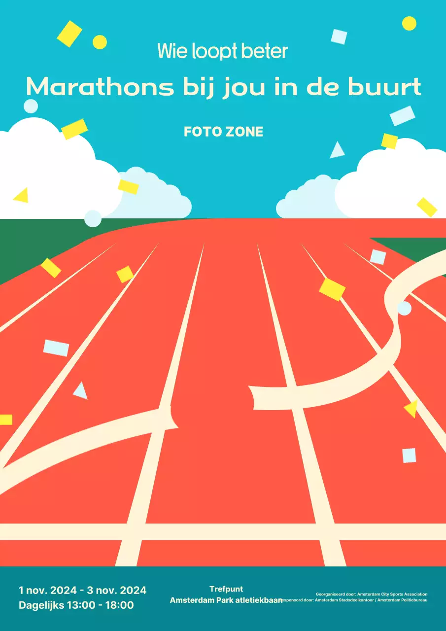 Rood Keurig Marathon Evenement