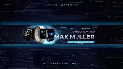 Blue Modern Technology Förderung