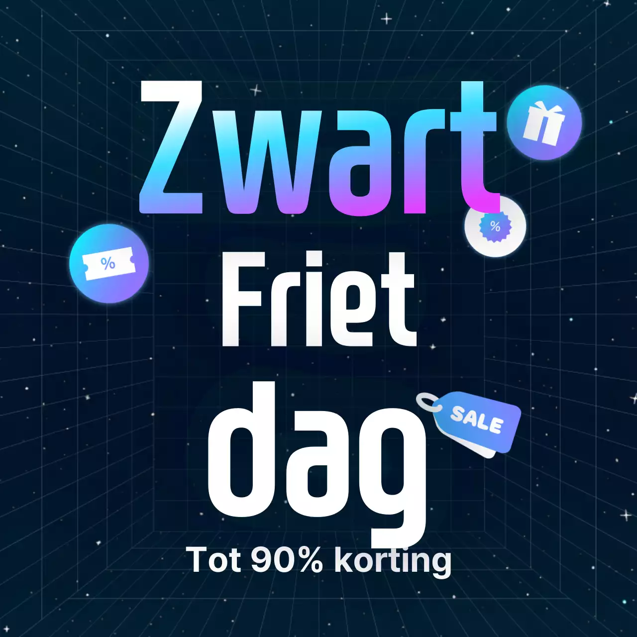 Zwarte moderne uitverkoop