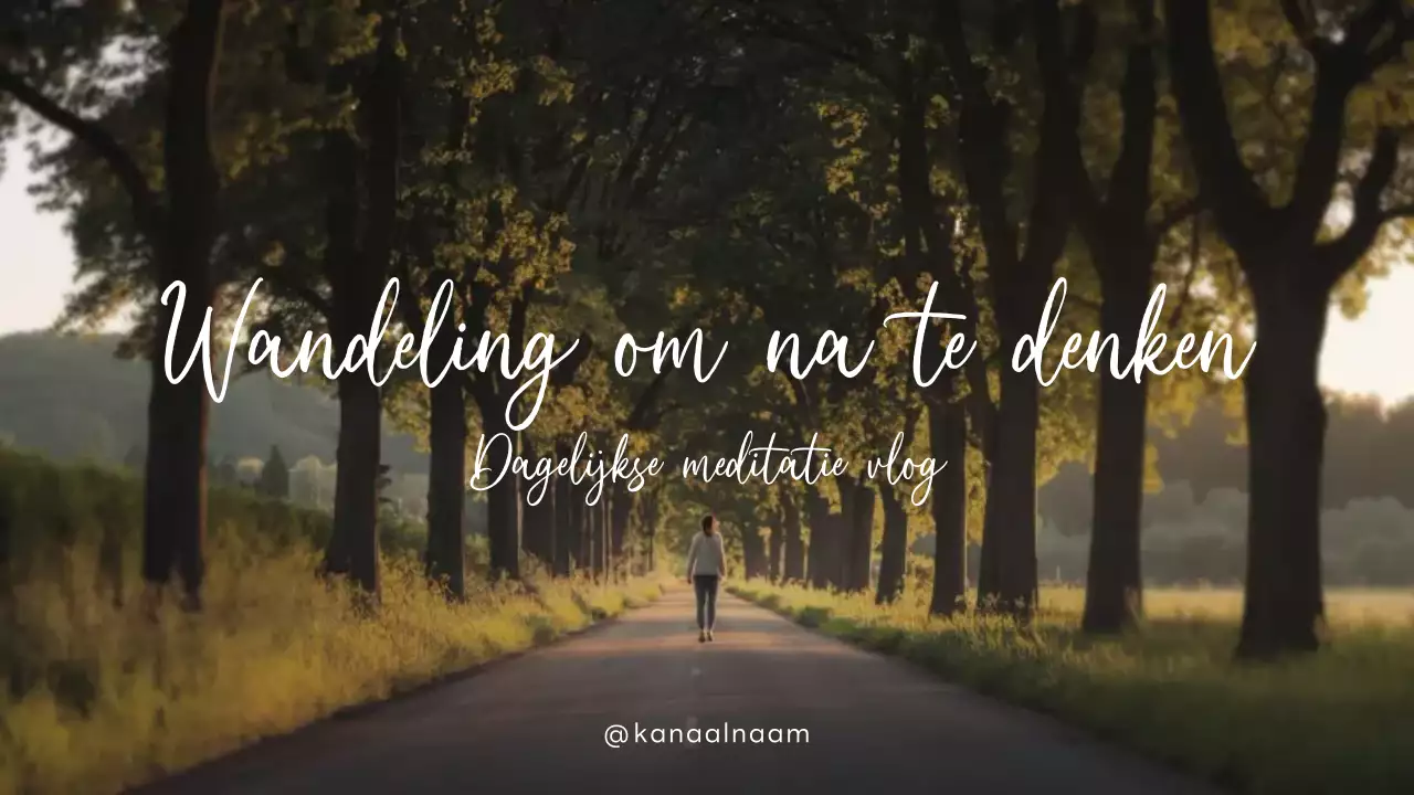 Groen dagelijkse meditatie vlog minimale stijl