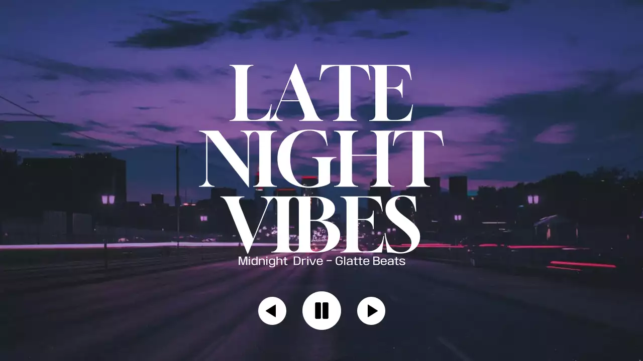 lila Retro-Musik-Wiedergabeliste