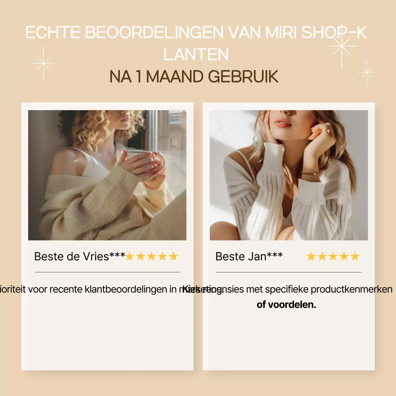 Promoot Beige Eenvoudige Beoordelingssjabloon