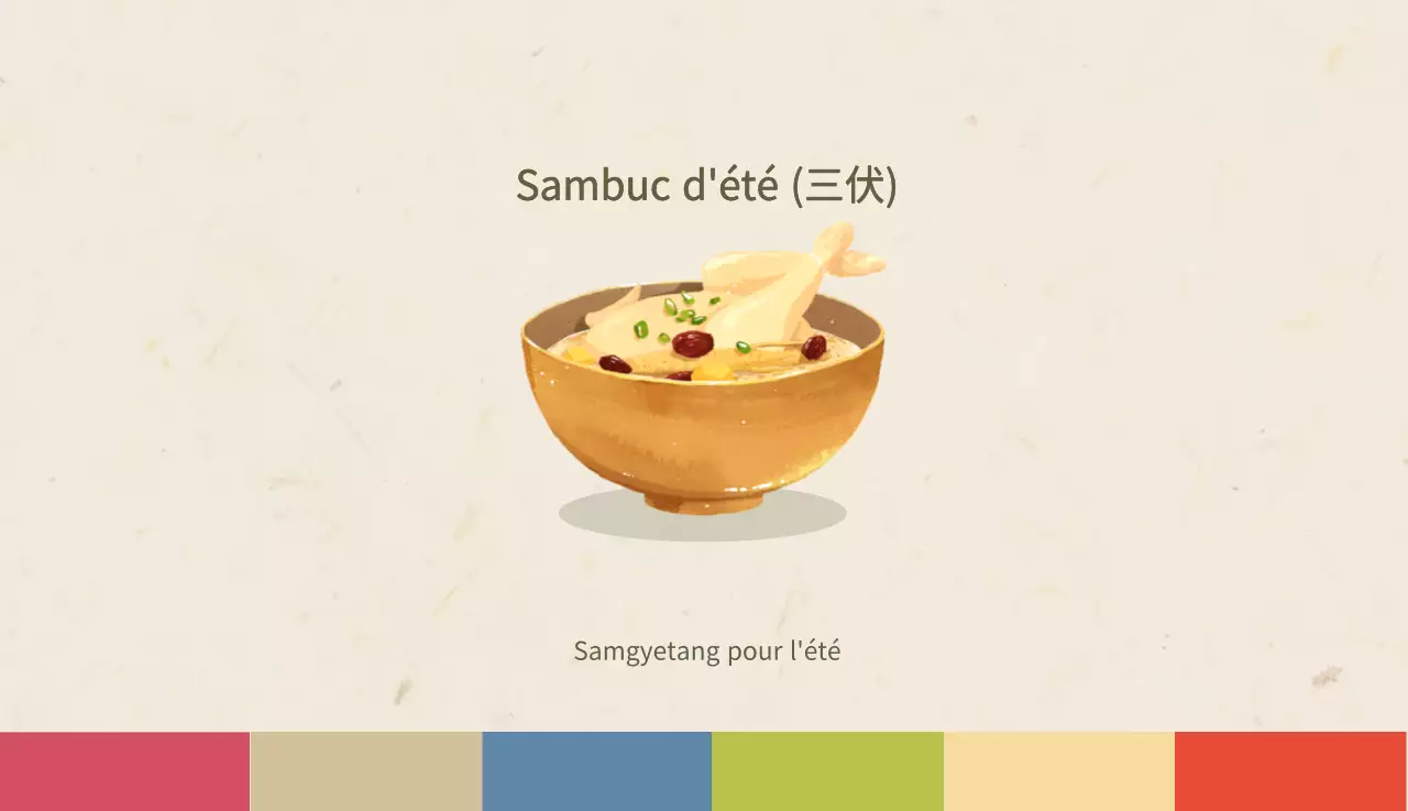 Calendrier de l'alimentation traditionnelle beige