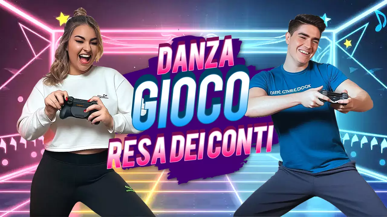Evento di gioco trendy al neon