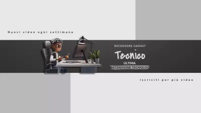 Pubblicità grigia della tecnologia moderna