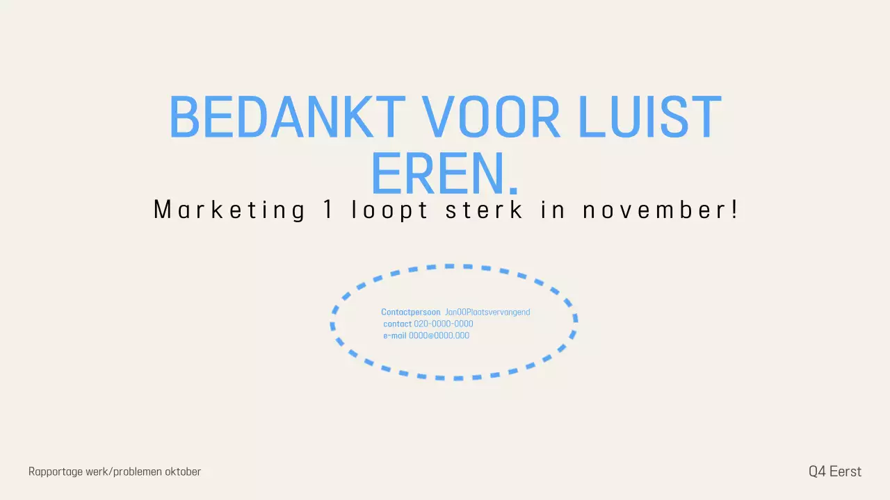 Ivory Modern rapportinformatie leveren