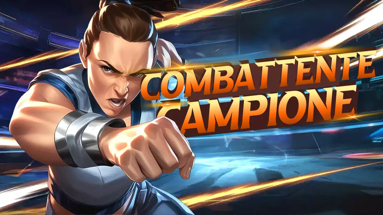 Promozione del combattente blu Bold