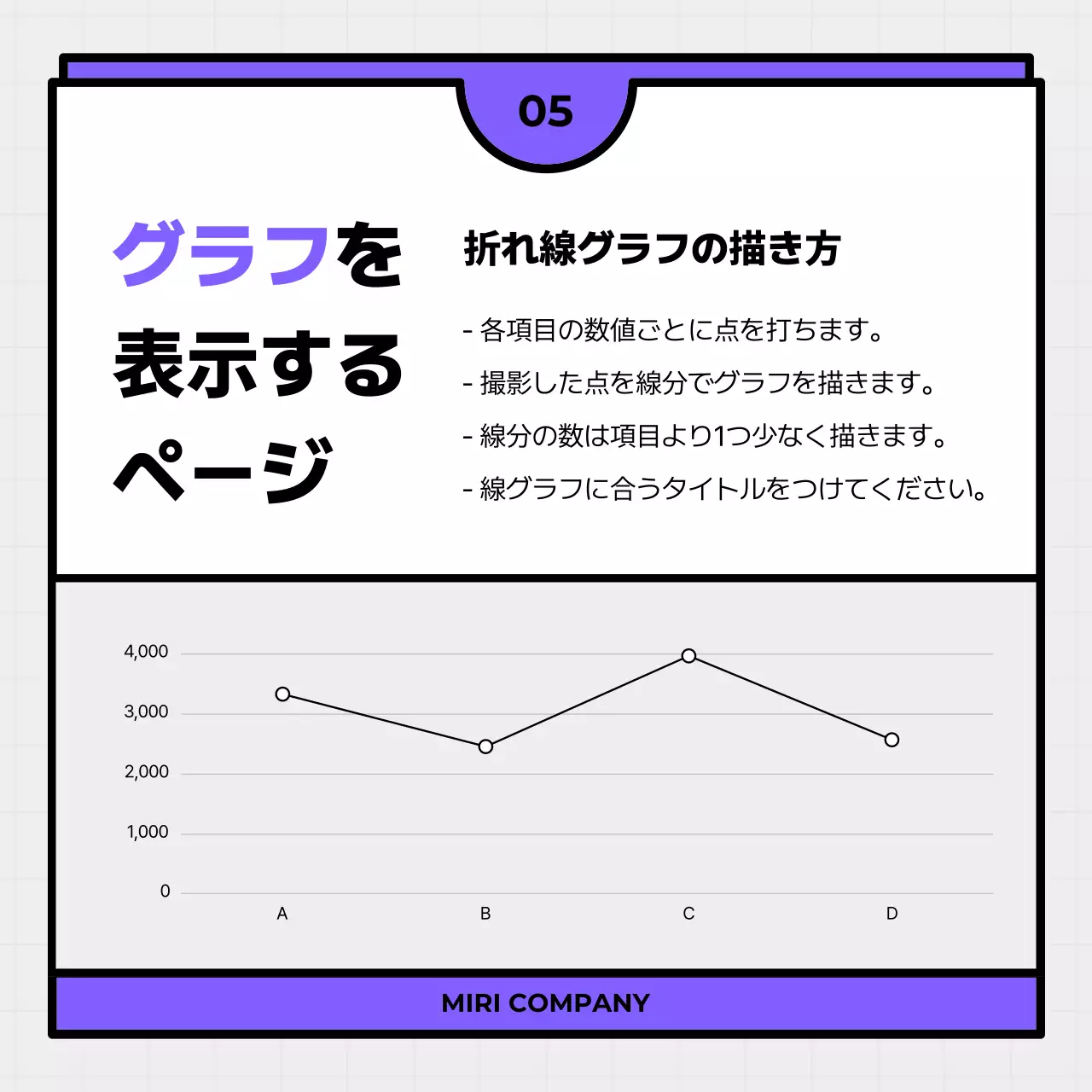 白黒 モダン レイアウト チェックリスト Instagram カルーセル
