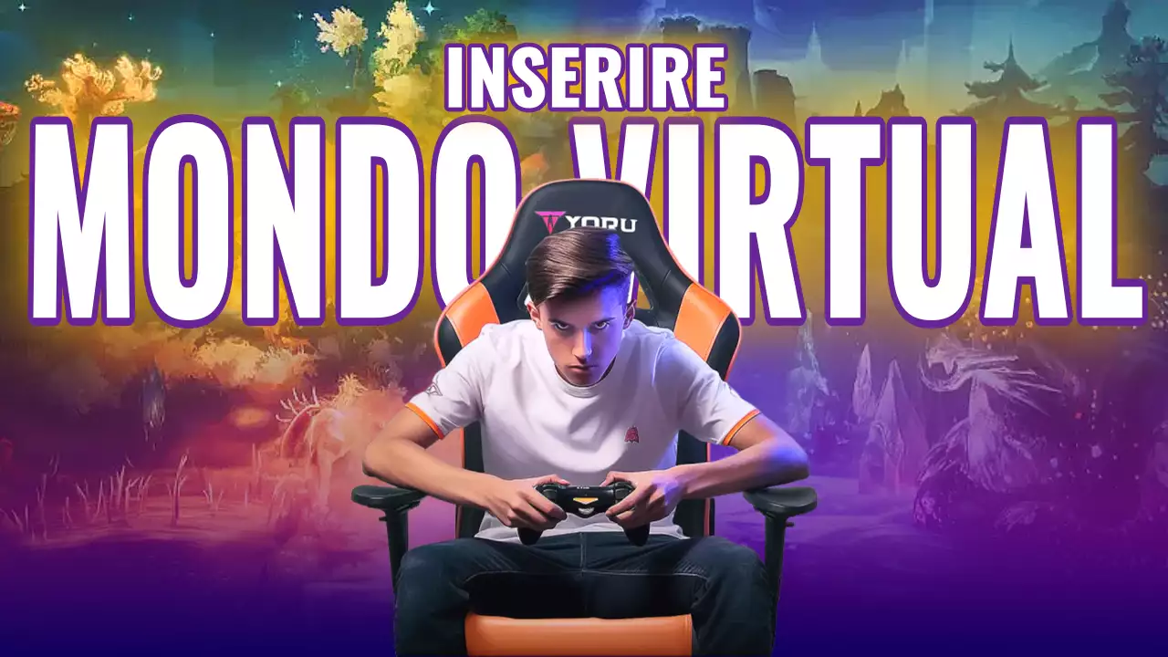 Pubblicità spaziale futuristica blu