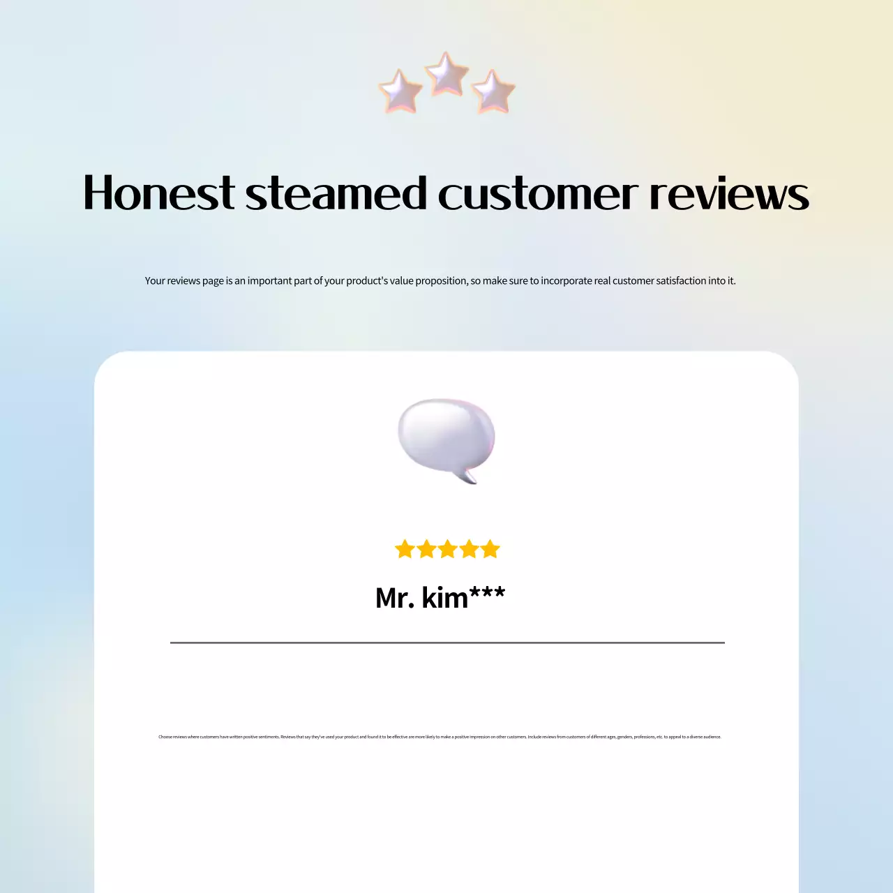 Pastel Modern Reviews Promoção Instagram Carrossel