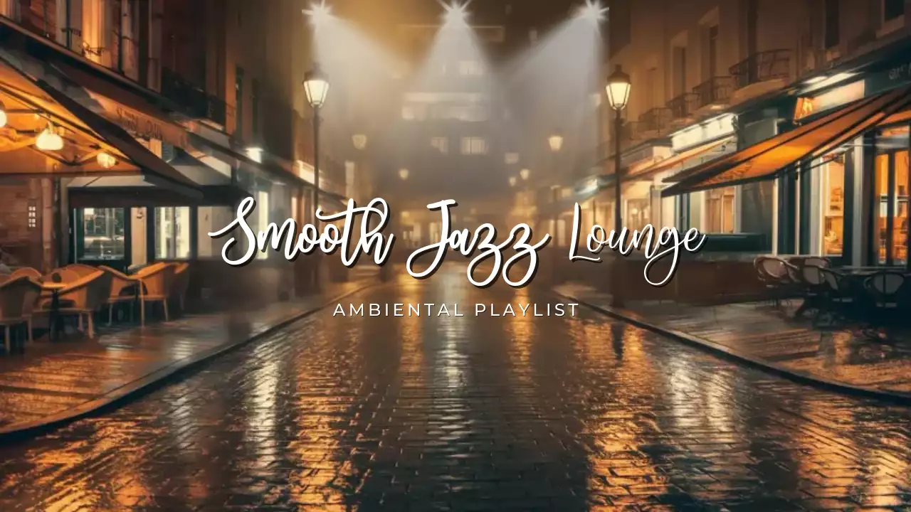 Orange Vintage Jazz Playlist YouTube Thumbnail