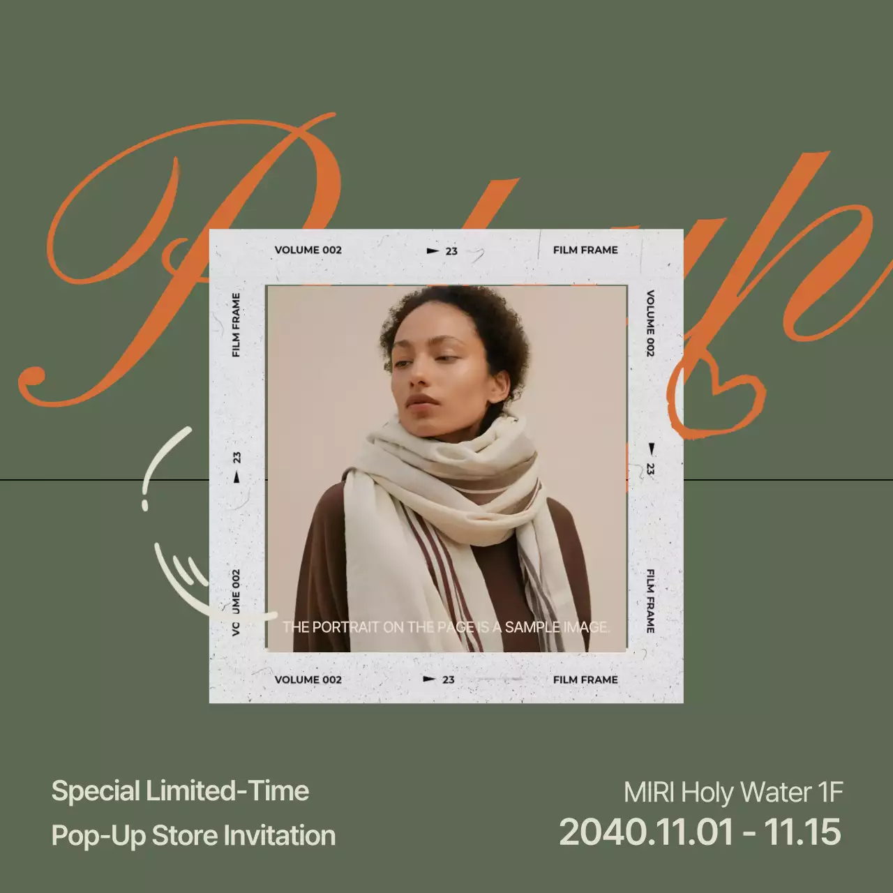 Beige Vintage Film Branding Instagram Carousel