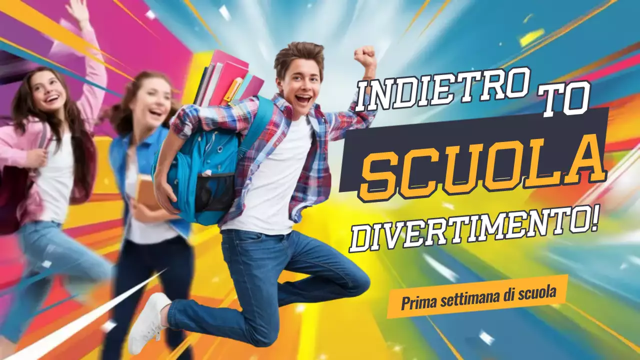 giallo blu rosa ritorno a scuola vlog