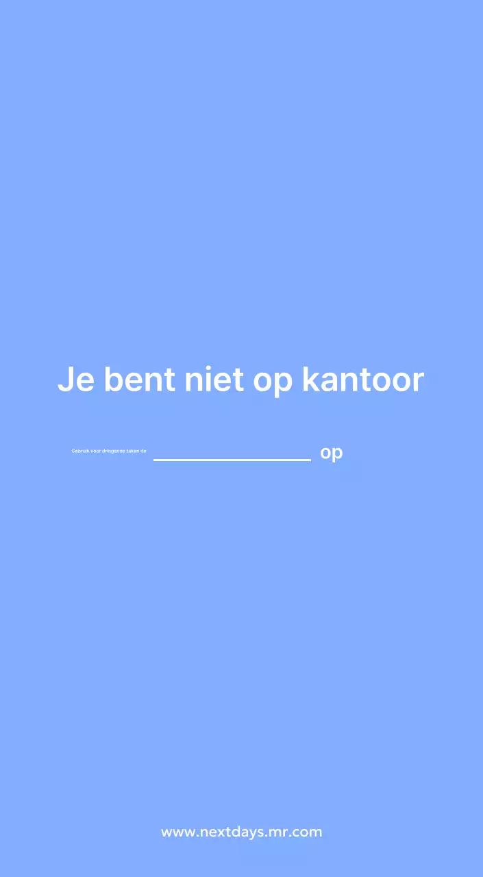 Photo goal tracker kalender met een vleugje blauw