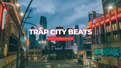 Blue Urban Muziek Beats Promotie