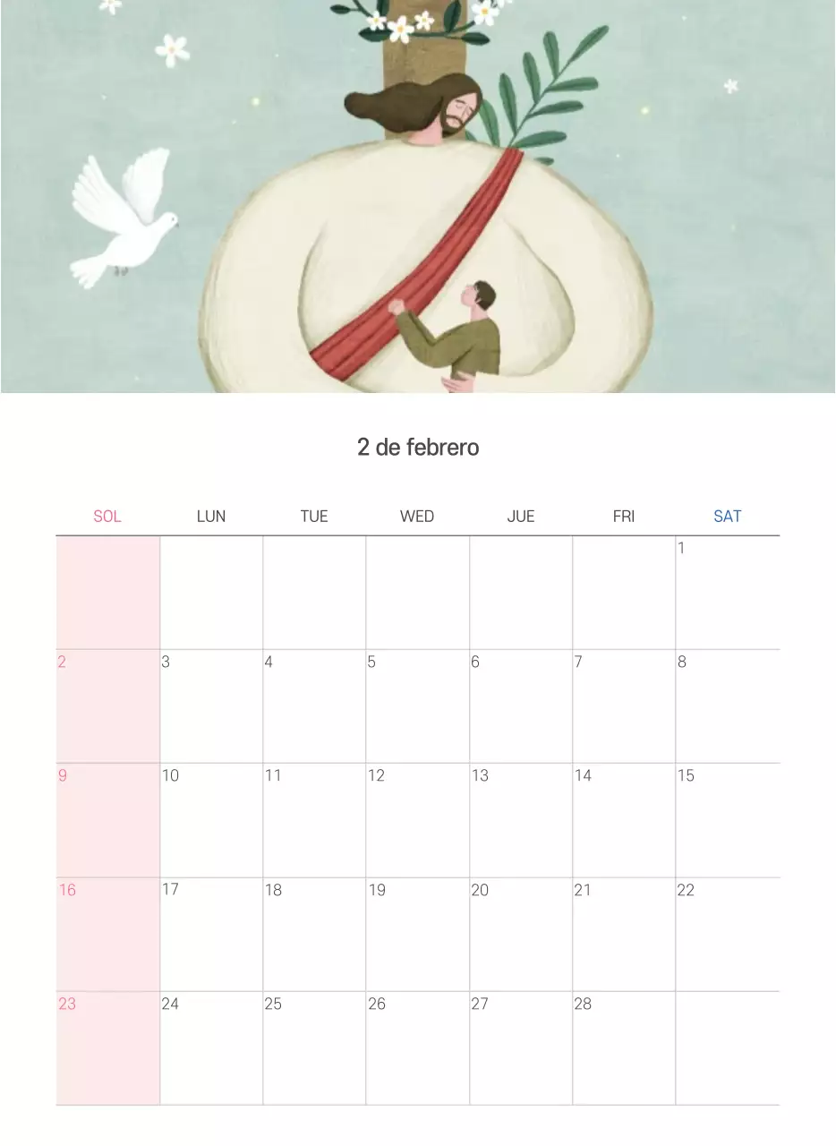 Pastel limpio ilustración iglesia