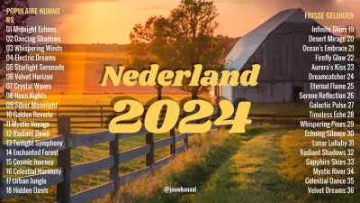 oranje rustieke muziek afspeellijst