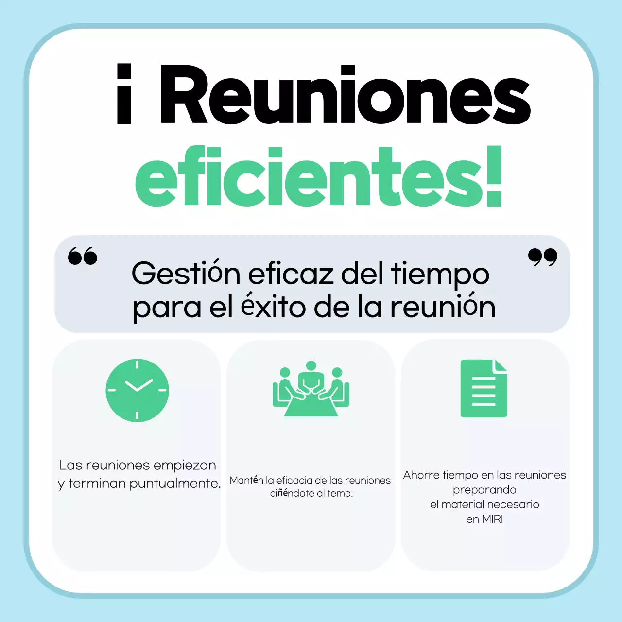 Guía de reuniones Mint Cozy