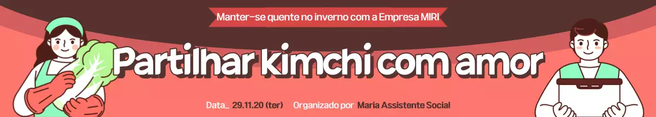 Evento kimchi vermelho