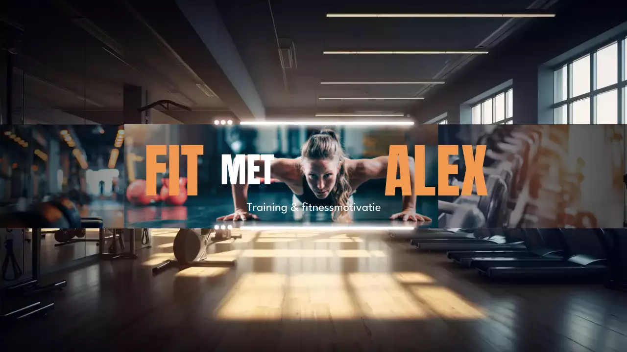 Oranje Modern Fitness Promotie