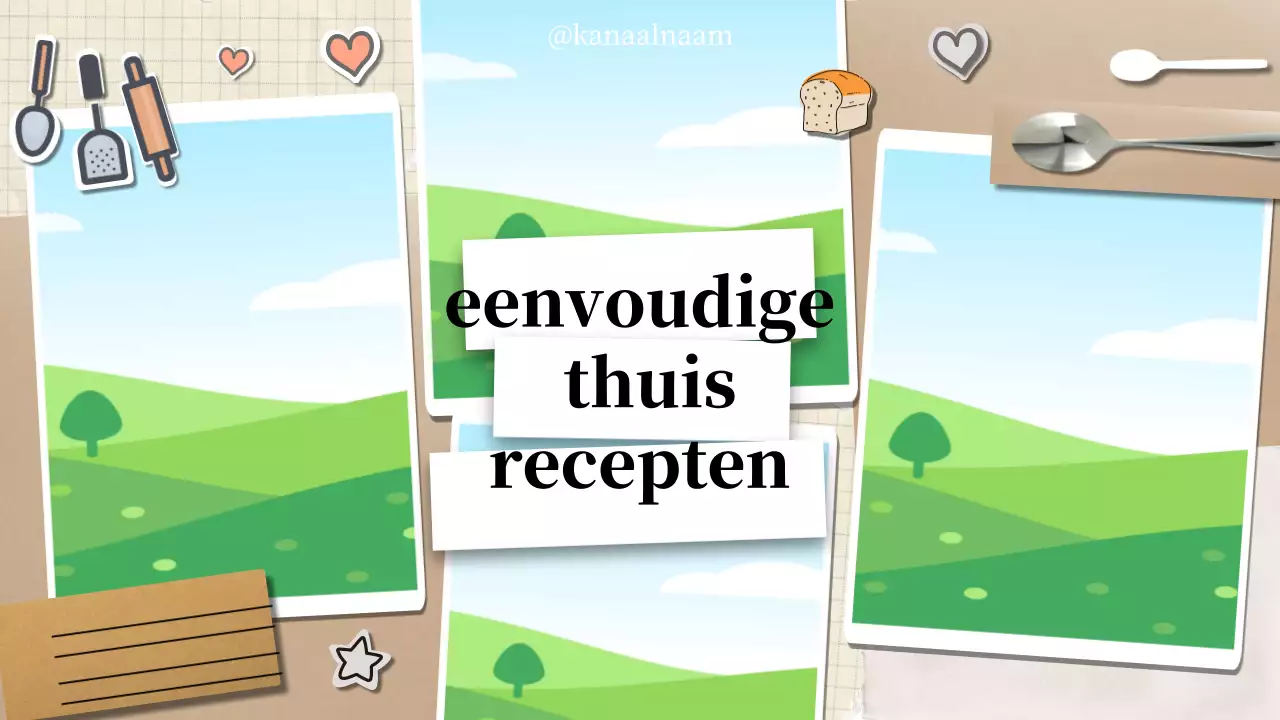 beige bruin eenvoudige thuis recepten gids