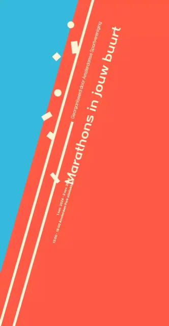 Fel oranje marathonevenement