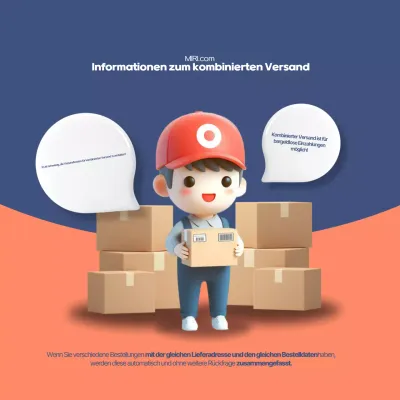 Orange knuddelige Lieferung Anweisungen