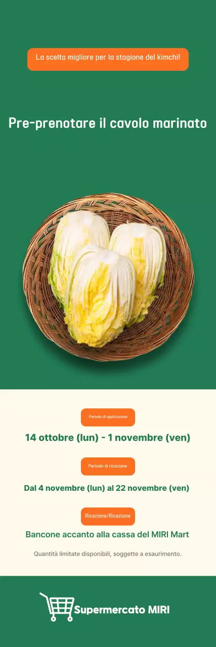 Guida al cavolo verde liscio in salamoia