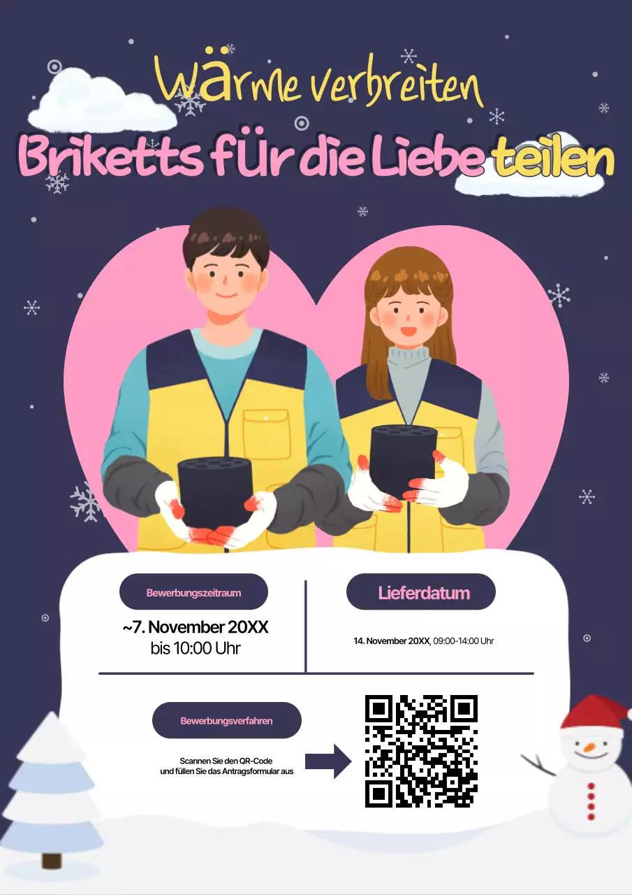 Servieranleitung für Marinekuschelbriketts