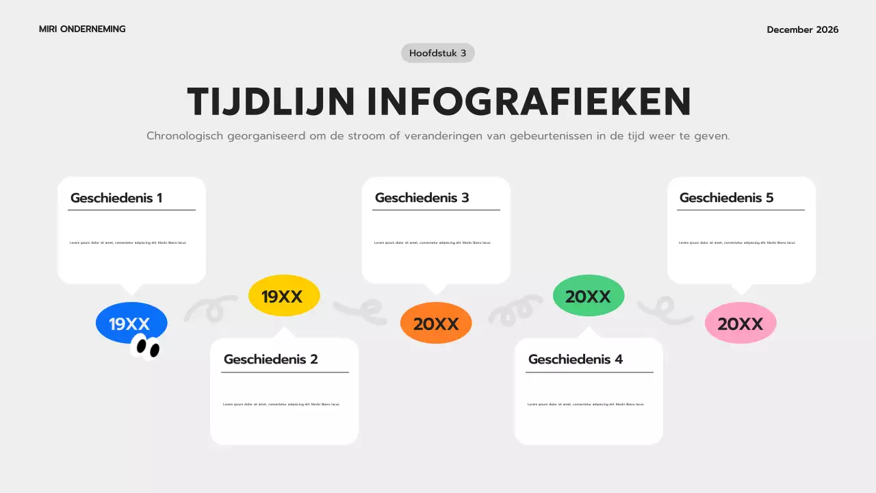 blauwe moderne infographics gids