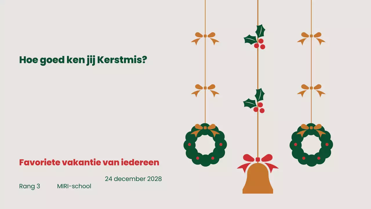 Eenvoudige kerstcadeaus