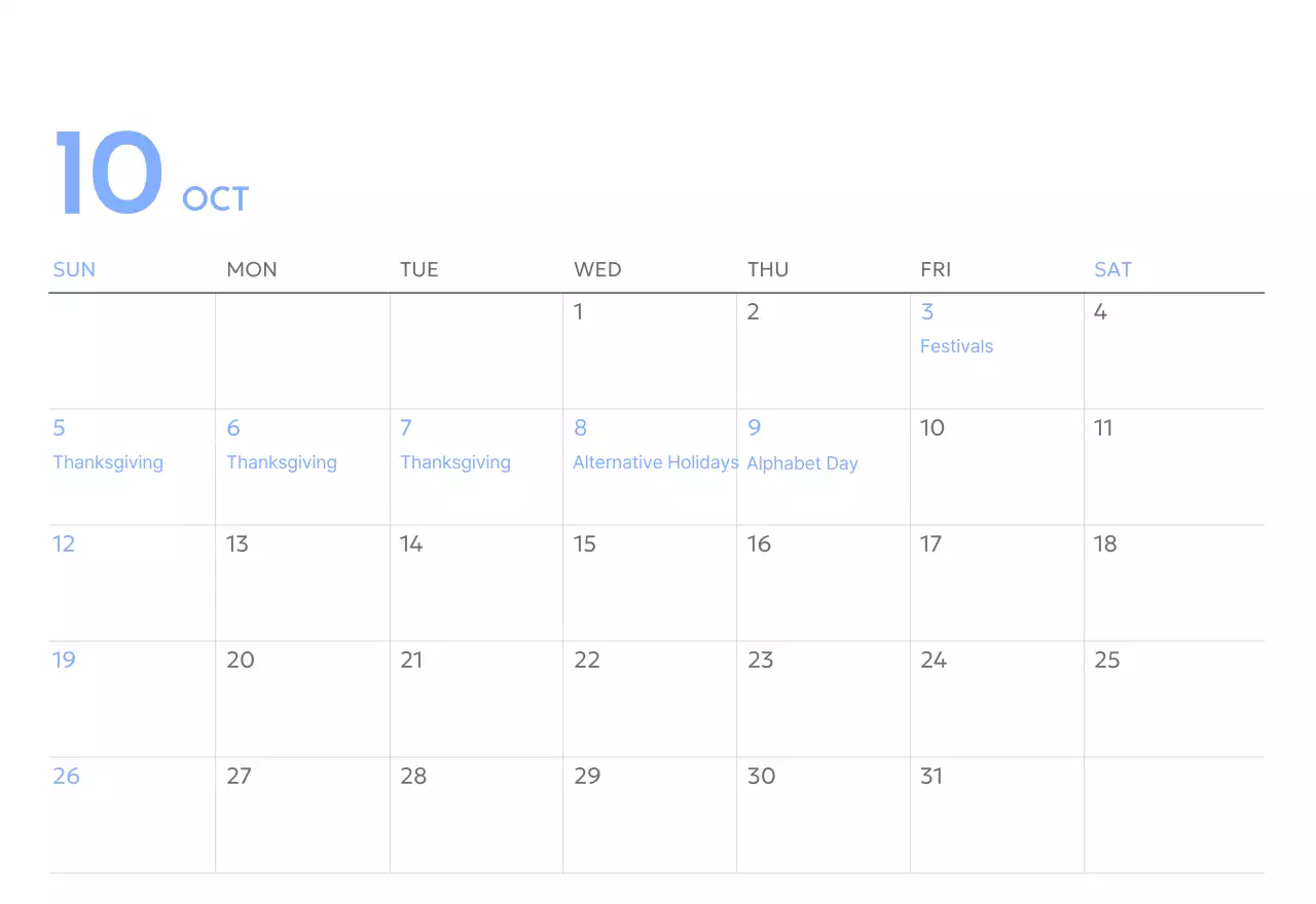 Kalender pelacak sasaran foto dengan percikan warna biru