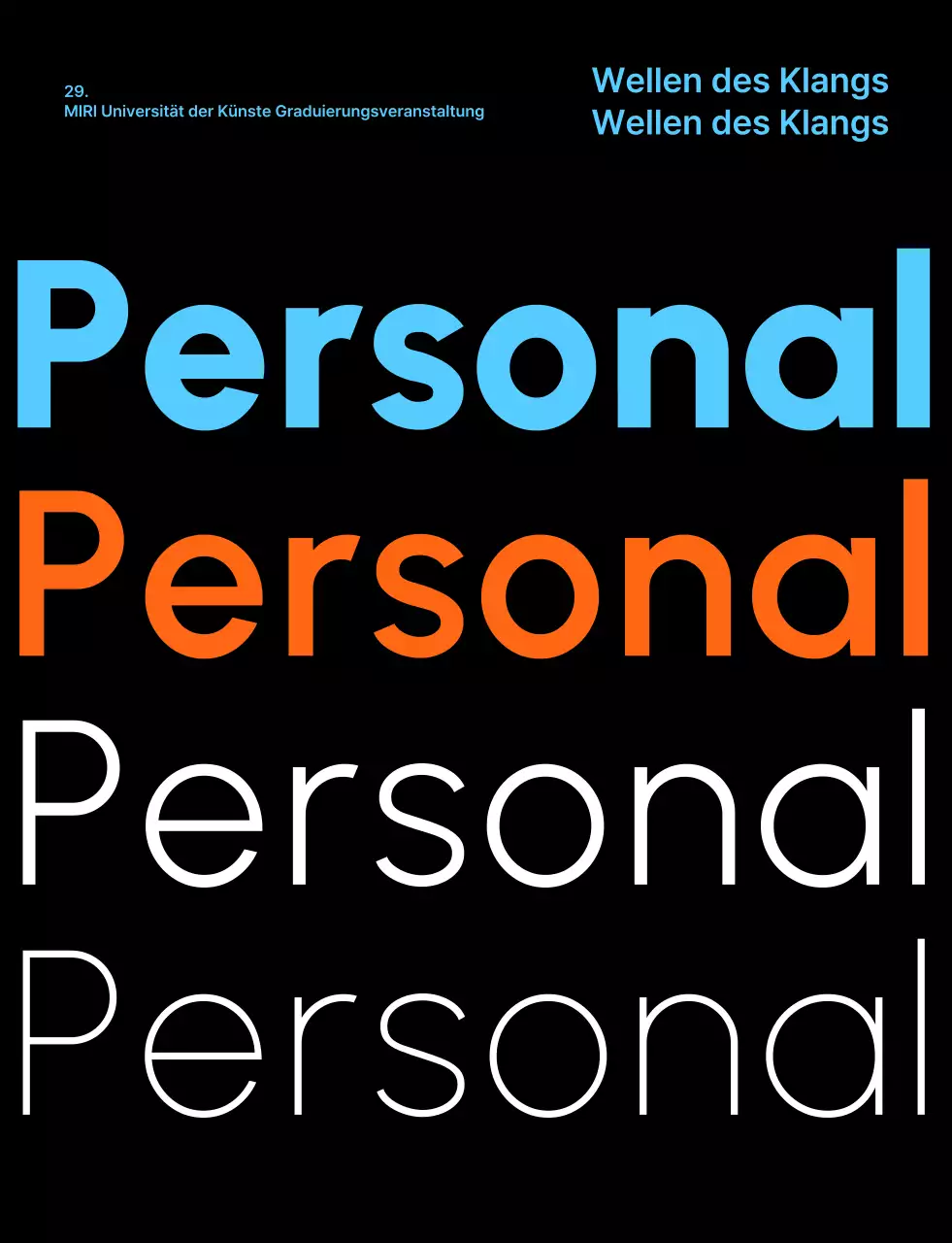 Schwarze Kleidung für moderne Musik