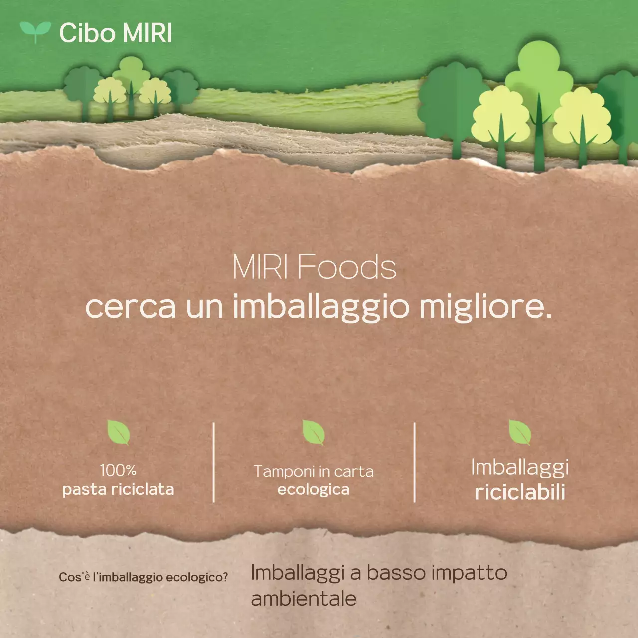 Pubblicità verde per la conservazione della natura