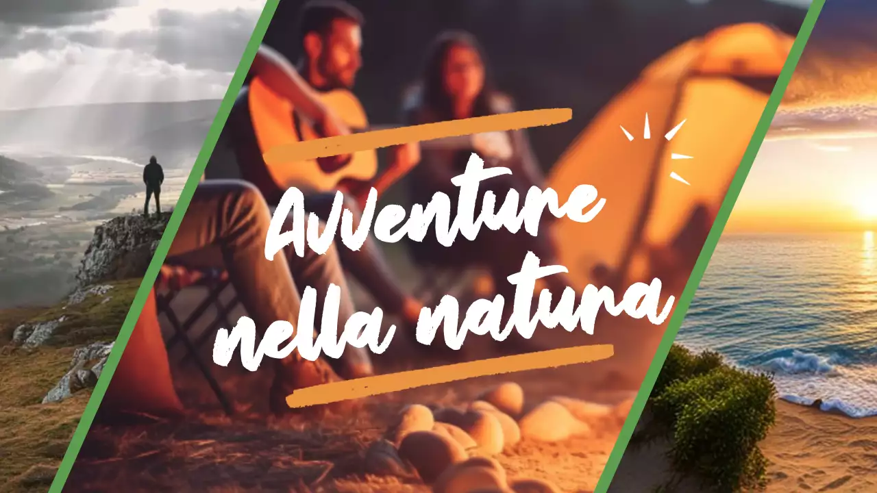 avventura verde arancione nella natura vlog